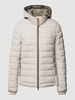 camel active Steppjacke mit Label-Details Offwhite