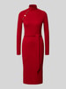 Lauren Ralph Lauren Sukienka midi z wiązanym paskiem model ‘VAHANT’ Czerwony