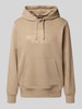 The North Face Hoodie met labelstitching Beige