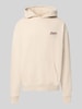 PEGADOR Regular Fit Hoodie aus Baumwoll-Mix Beige