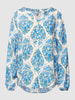 Soyaconcept Blusenshirt mit Allover-Muster Modell 'Melene' Blau