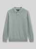 Marc O'Polo Sweter o kroju regular fit z mieszanki bawełny i żywej wełny Miętowy