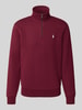 Polo Ralph Lauren Regular fit schipperstrui met schipperskraag, model 'Double' Bordeaux