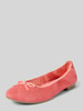 Tamaris Ballerinas mit Blockabsatz Orange