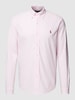 Polo Ralph Lauren Koszula casualowa o kroju regular fit z wzorem w paski Różowy