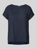s.Oliver RED LABEL Relaxed fit T-shirt met stretch Marineblauw
