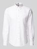 BOSS Regular Fit Business-Hemd mit Button-Down-Kragen Modell 'Roan' Weiss