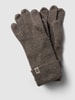 Roeckl Handschoenen met labeldetail Taupe