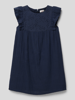 s.Oliver RED LABEL Kleid mit Lochstickereien Marineblau