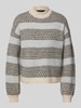 Vero Moda Regular Fit Strickpullover mit Wolle Modell 'TRIXIE' Black