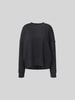 Juvia Oversized Sweatshirt aus Baumwolle Black