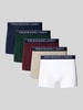Polo Ralph Lauren Underwear Pant & Trunk aus Baumwoll-Mix im 5er-Pack Bordeaux
