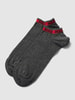 HUGO CLASSIFICATION Sneakersocken mit Kontraststreifen im 2er-Pack Modell 'Tape' Mittelgrau