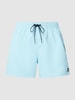 Quiksilver Badehose mit Kontraststreifen Hellblau