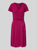 Lauren Ralph Lauren Knielanges Kleid mit Applikation Modell 'KARLEE' Fuchsia