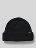 COLUMBIA Beanie met labeldetail Zwart