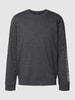 Polo Ralph Lauren Underwear Longsleeve mit Logo-Stitching Modell 'LOOPBACK' Mittelgrau Melange