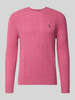 Polo Ralph Lauren Regular fit pullover van mix van wol en kasjmier Felroze