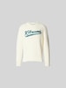 MAISON KITSUNÉ Pullover in Strick-Optik Beige
