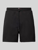 Tommy Jeans Regular Fit Sweatshorts aus Alpaka-Mix mit Logo-Stitching Black