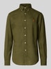 Polo Ralph Lauren Freizeithemd mit Label-Stitching Oliv