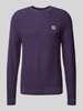 s.Oliver RED LABEL Gebreide pullover met ribboorden Violet