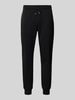 Antony Morato Spodnie dresowe o kroju slim fit z tunelem model ‘Carrot’ Czarny