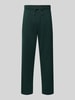 JACK & JONES straight fit sweatpants model 'BRADLEY' Donkergroen