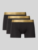 Tommy Hilfiger Regular fit boxershort van katoenmix met cadeaubox in een set van 3 stuks Goud gemêleerd