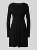 ONLY Regular fit tricotjurk van viscosemix model 'ALMA' Zwart
