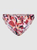 Esprit Bikini met all-over motief, model 'CARILO' Bordeauxrood