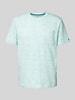 Tom Tailor Regular Fit T-Shirt aus Baumwoll-Mix Petrol