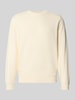 MCNEAL Regular Fit Sweatshirt aus Baumwoll-Mix mit Rundhalsausschnitt Ecru
