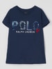 Polo Ralph Lauren Teens T-shirt met logo-applicaties Marineblauw