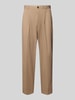 Tommy Hilfiger Wide fit broek van puur katoen, model 'MURRAY' Beige