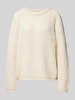 Smith and Soul Strickpullover mit Rundhalsausschnitt Offwhite