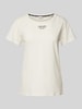 LIU JO SPORT T-Shirt mit Label-Print Offwhite