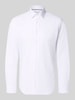 Christian Berg Men Regular Fit Business-Hemd mit Kentkragen Weiss