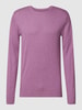 MCNEAL Strickpullover mit Rundhalsausschnitt Lavendel meliert