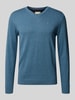 Tom Tailor Regular fit pullover van puur katoen  Blauw