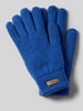 Barts Handschuhe mit Label-Patch Modell 'Witzia' Royal