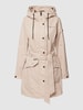 khujo Lange jas met strikceintuur, model 'Lauren' Beige