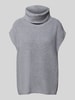 Christian Berg Woman Relaxed Fit Pullunder aus Viskose-Mix mit Rollkragen Silber Melange
