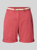 Tom Tailor Regular Fit Chinoshorts aus Baumwoll-Mix Rot