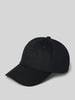 Knowledge Cotton Apparel Basecap mit Motiv-Stitching Black