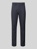 Casual Friday Spodnie o kroju slim fit w jednolitym kolorze model ‘Philip’ Granatowy