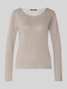 someday. Slim fit shirt met lange mouwen van viscosemix model 'Kirosa' Taupe