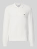 Lacoste Koszulka polo o kroju regular fit z czystej bawełny Złamany biały