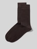 Christian Berg Men Socken mit Label-Detail Dunkelbraun