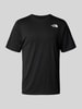 The North Face T-shirt met labelprint Zwart